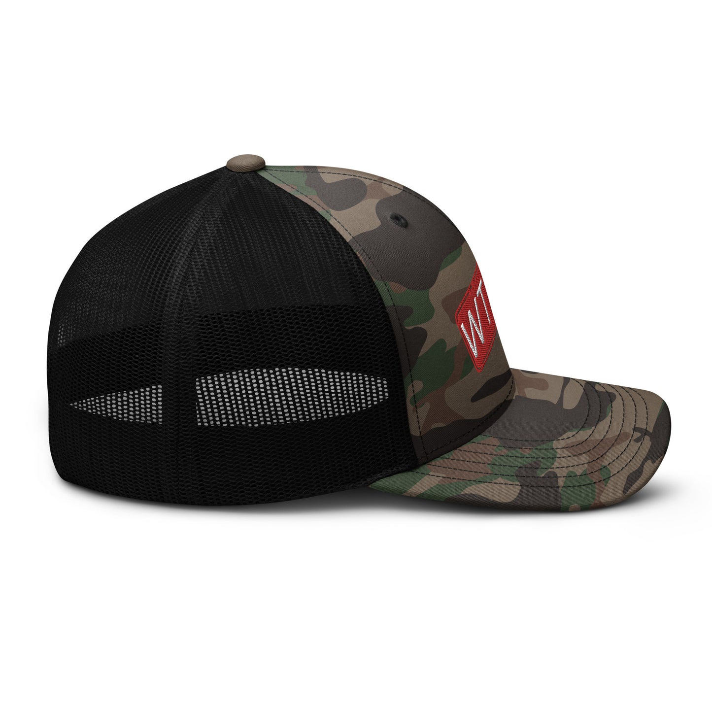 WTF Camo trucker hat