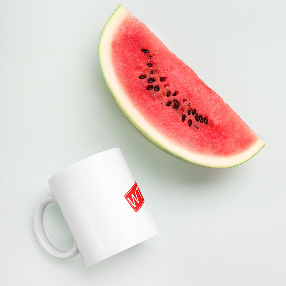 WTF coffee mug